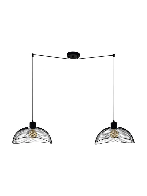 EGLO POMPEYA PENDEL 2XE27 Ø450 SORT