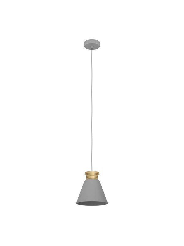 EGLO TWICKEN PENDEL E27 GRÅ/GULD