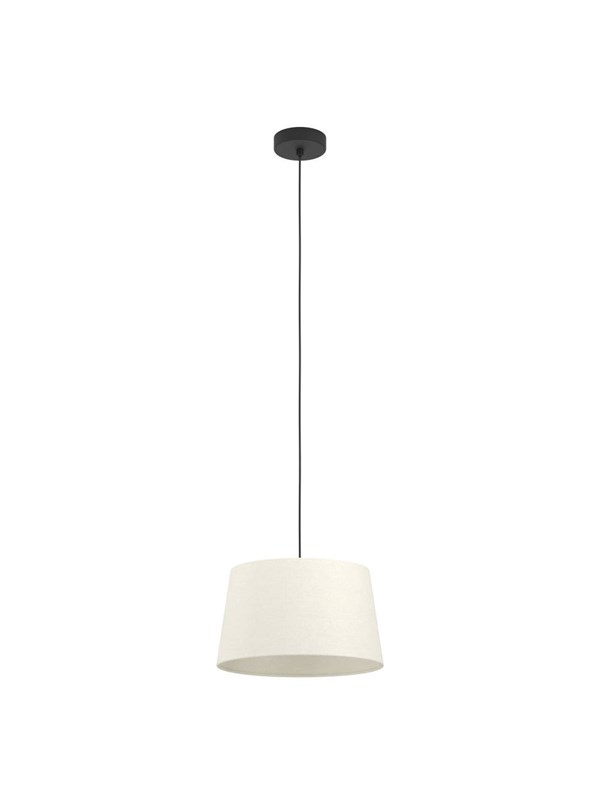 EGLO FEBRES PENDEL E27 SORT/HVID