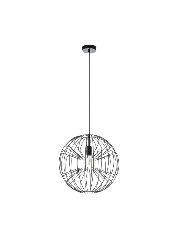 EGLO OKINZURI PENDEL E27 Ø450 SORTKROM billede