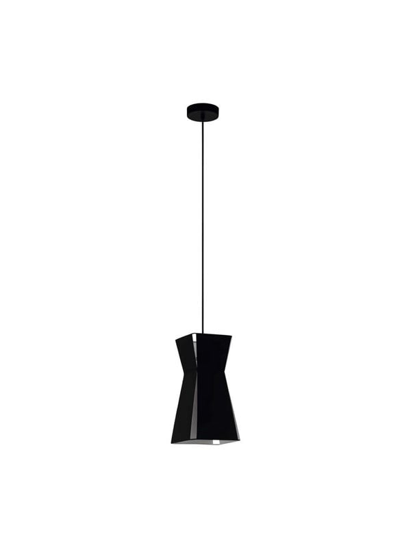 EGLO VALECROSIA PENDEL E27 180X180 SORT/HVID
