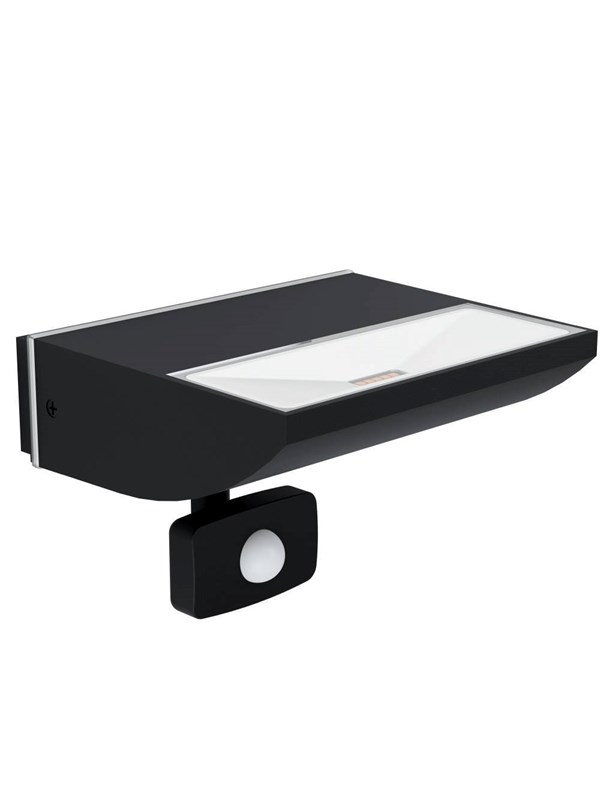 EGLO SORRONARO UDE VÆG M/SENSOR 10,5W 1000LM IP44 SORT