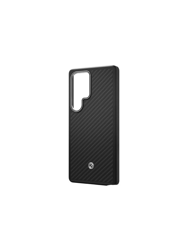 Samsung Spigen Enzo Protective Cover for Galaxy S25 Ultra - Black Silver