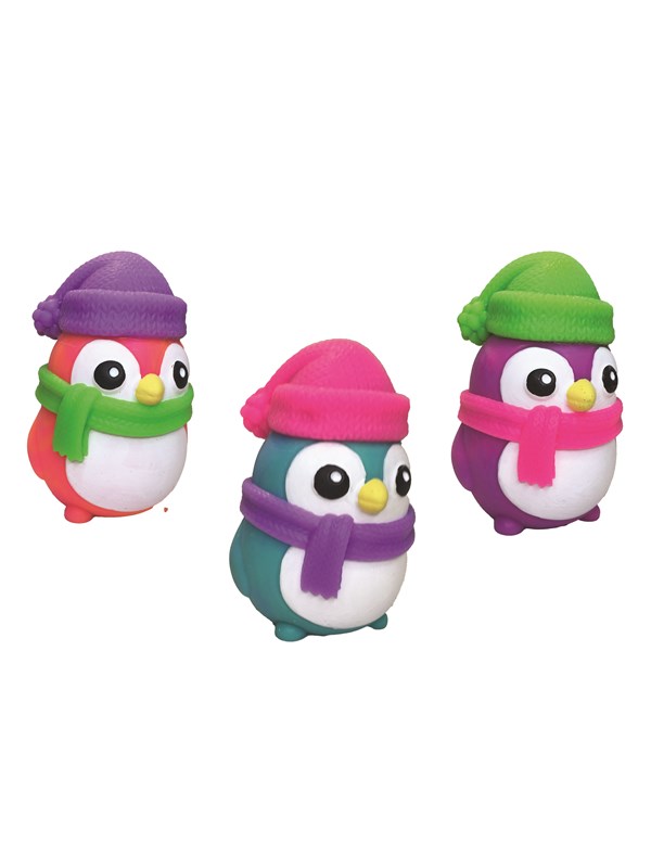 NeeDoh Polar Glow Penguin 1pk - assorted