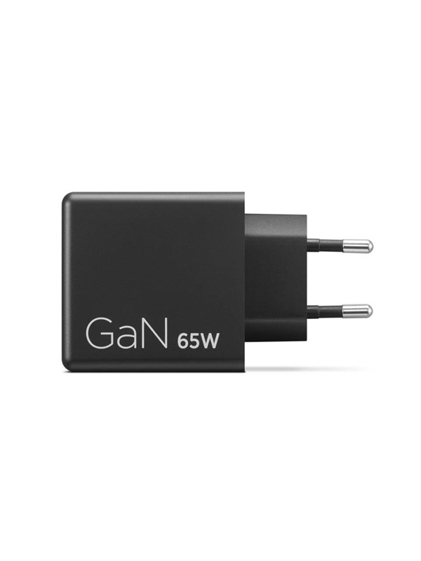Lenovo Dual - Strømforsyningsadapter - GaN - AC 100/240 V - 65 Watt - output-stikforbindelser: 2 - sort