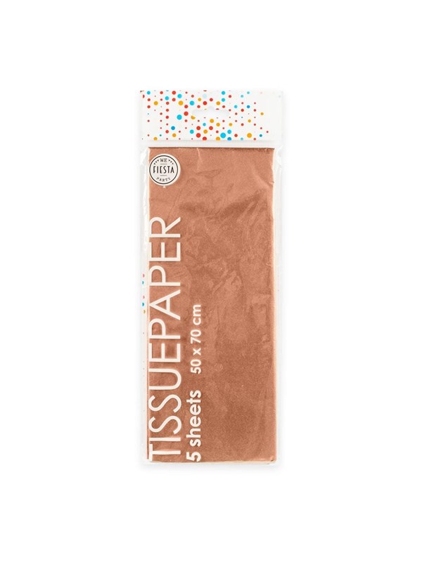 Globos - Tissue Paper 10 Sheets Rose Gold 50x70cm