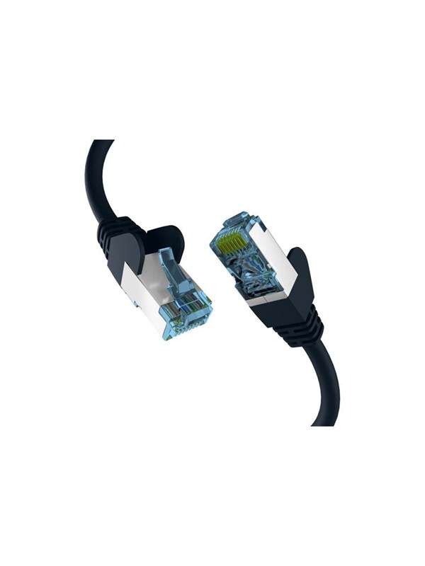 M-CAB EFB-Elektronik patch cable - 7.5 m - black - Sort - 7.5m