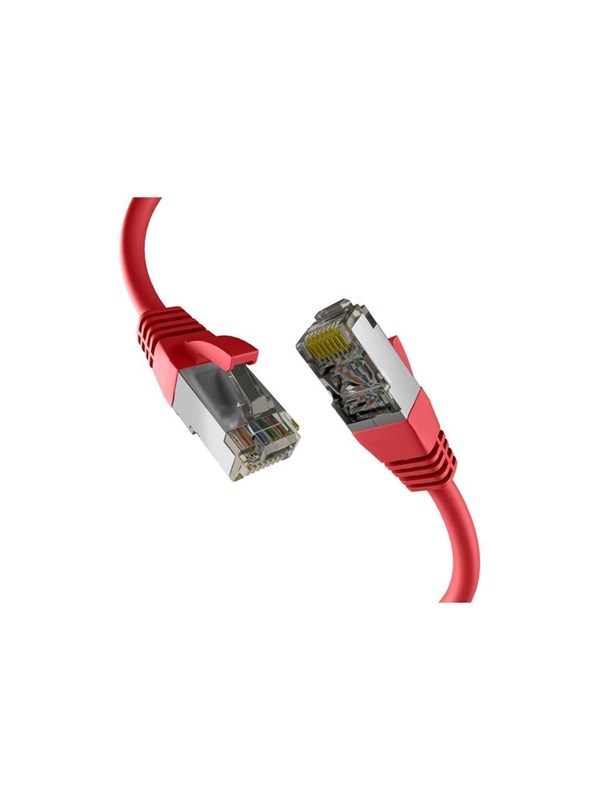 M-CAB EFB-Elektronik patch cable - 1.5 m - red - Rød - 1m