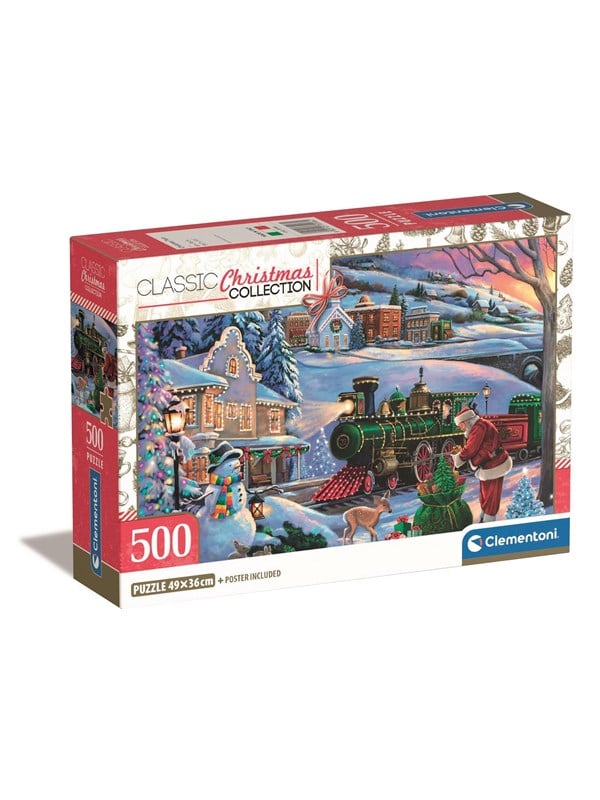 Clementoni Christmas Train Puzzle - 500 pieces Floor