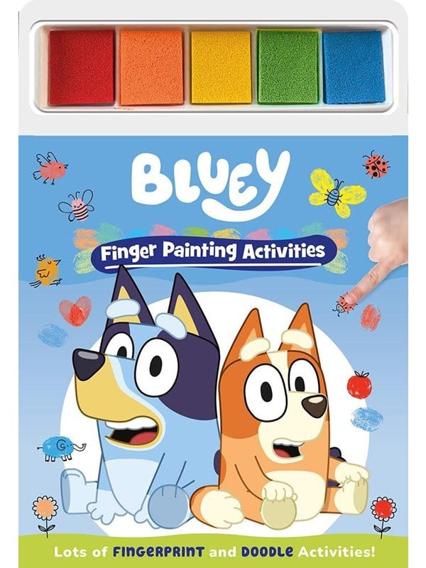 Alligator BLUEY Finger Painting Activity Book
