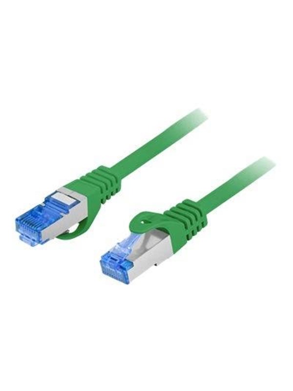 Netværkskabel Cat.6A 20 m - Lanberg S/FTP, grøn, LSZH