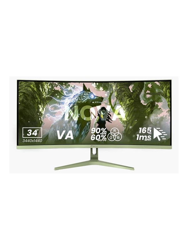 Arozzi Nova 34" VA 3440 x 1440 (UltraWide) HDMI DisplayPort 165Hz