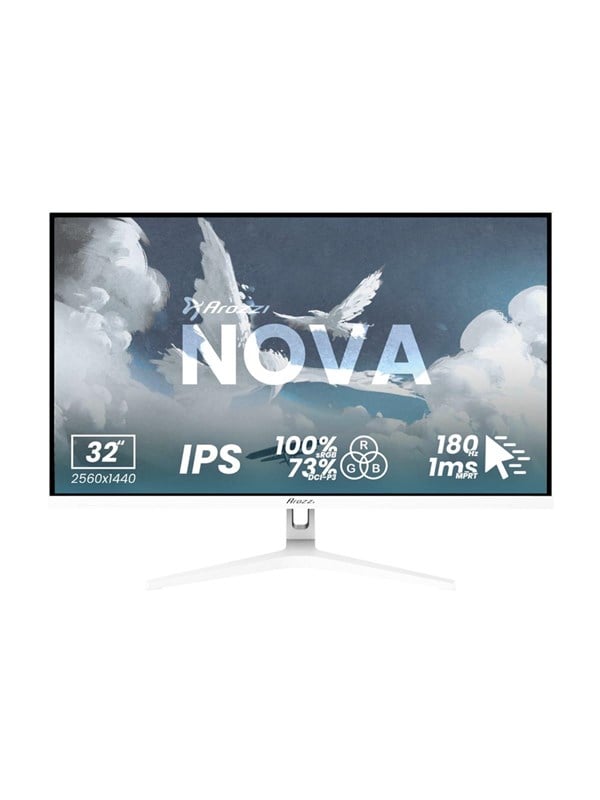 Arozzi Nova 32" IPS 2560 x 1440 (2K) HDMI DisplayPort USB 180Hz