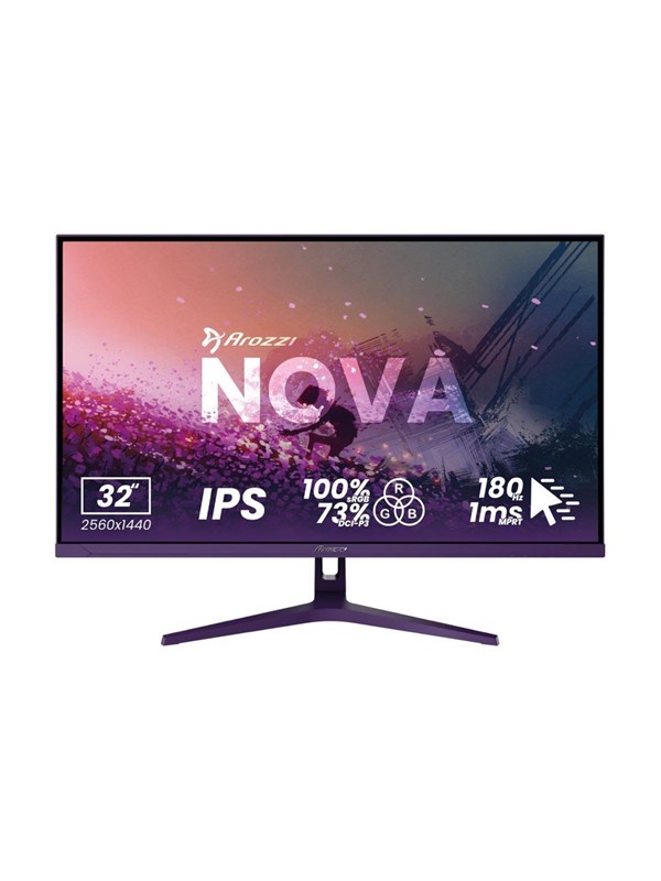 Arozzi Nova 32" IPS 2560 x 1440 (2K) HDMI DisplayPort USB 180Hz