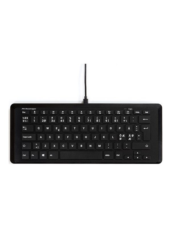 Mousetrapper Type Mini - Tastatur - Nordisk - Sort