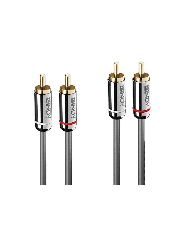 Lindy Dual Phono Audio Cable Cromo Line - 3 m