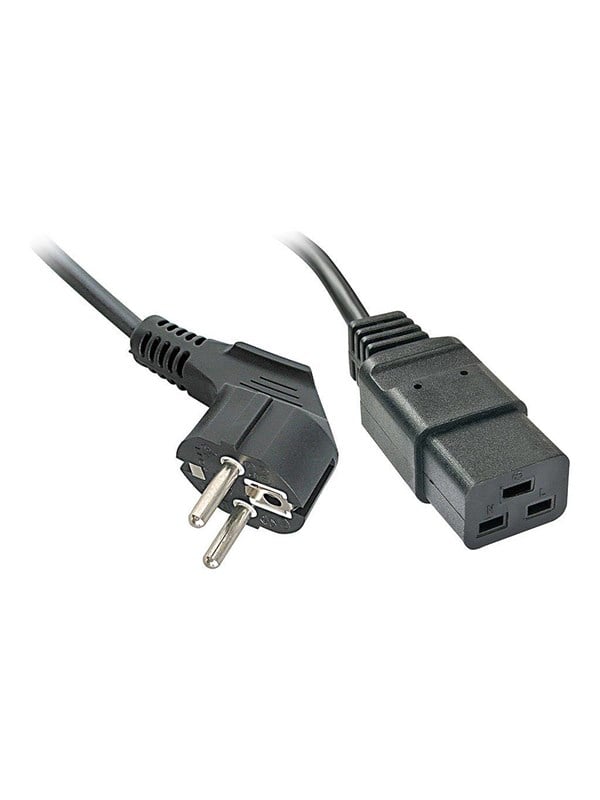 Lindy - power cable - CEI 23-16/VII / CEE 7/3 to IEC 60320 C19 - 2 m