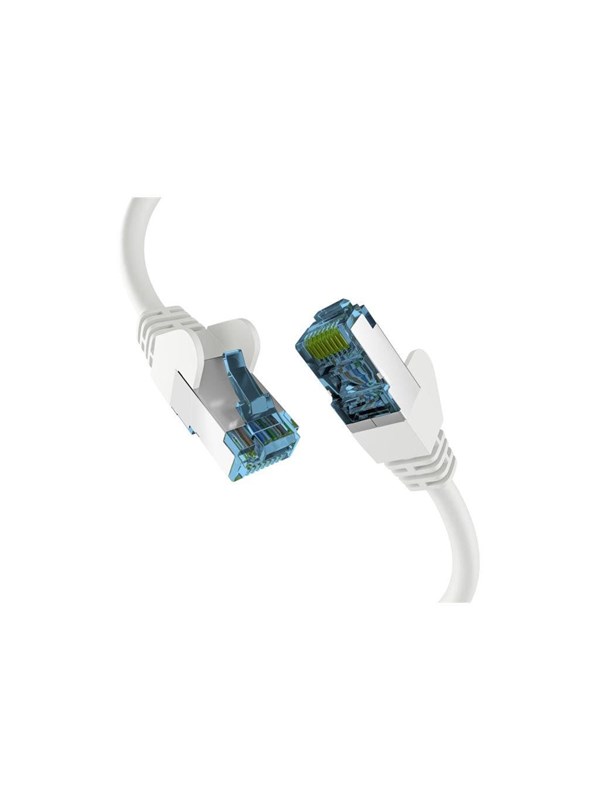M-CAB EFB-Elektronik patch cable - 20 m - white - Hvid - 20m