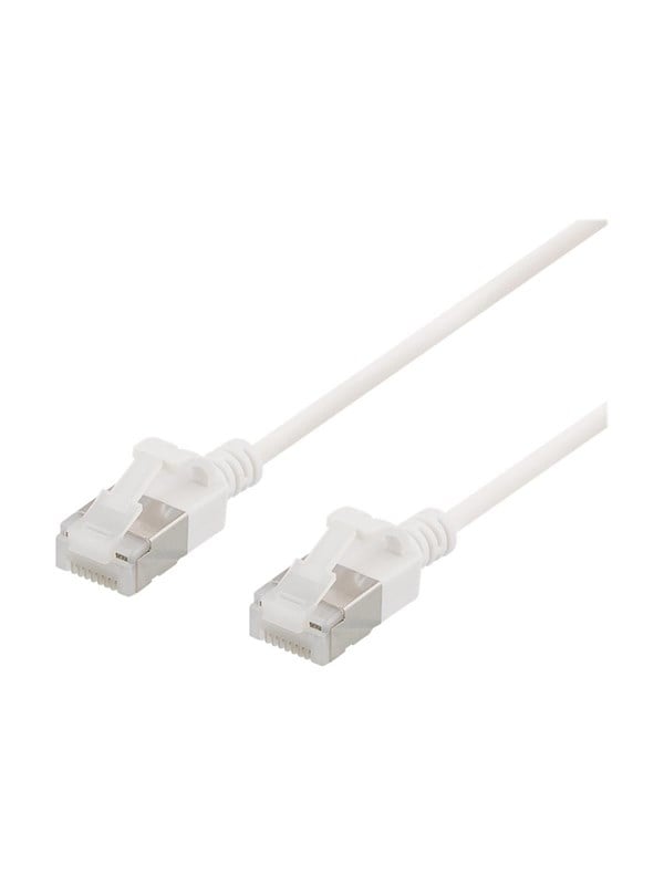 Deltaco patch cable - 1.5 m - white - Hvid - 1m