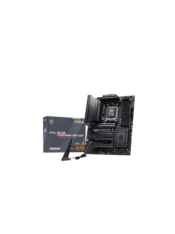 MSI MAG X870E TOMAHAWK MAX WIFI Bundkort - AMD X870E - AMD AM5 - DDR5 RAM - ATX