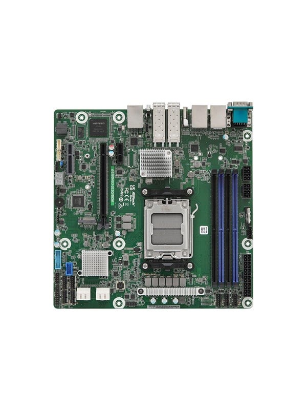 ASRock Rack B650D4U3-2L2Q/BCM - motherboard - micro ATX - Socket AM5 - Bundkort - AMD B650E - AMD AM5 - DDR5 RAM - Micro-ATX