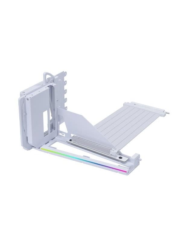 Lian Li VG4v4 - GPU-bøjlesæt (lodret) - 4 slots, with Gen 5 riser - hvid