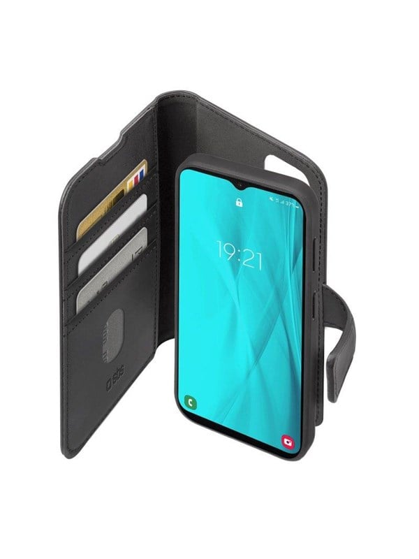 SBS book cover med aftageligt cover til Samsung Galaxy A13 5G® - Sort
