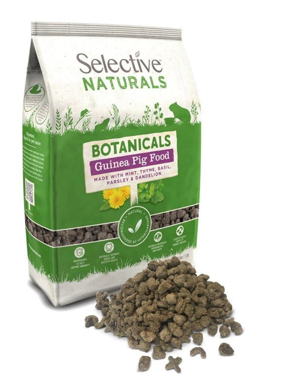 Science Selective Naturals Botanicals Marsvinefoder 1.5kg billede