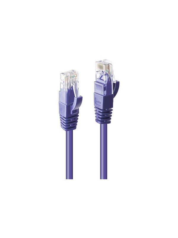 Lindy patch cable - 50 cm - purple - Lilla - 0.5m