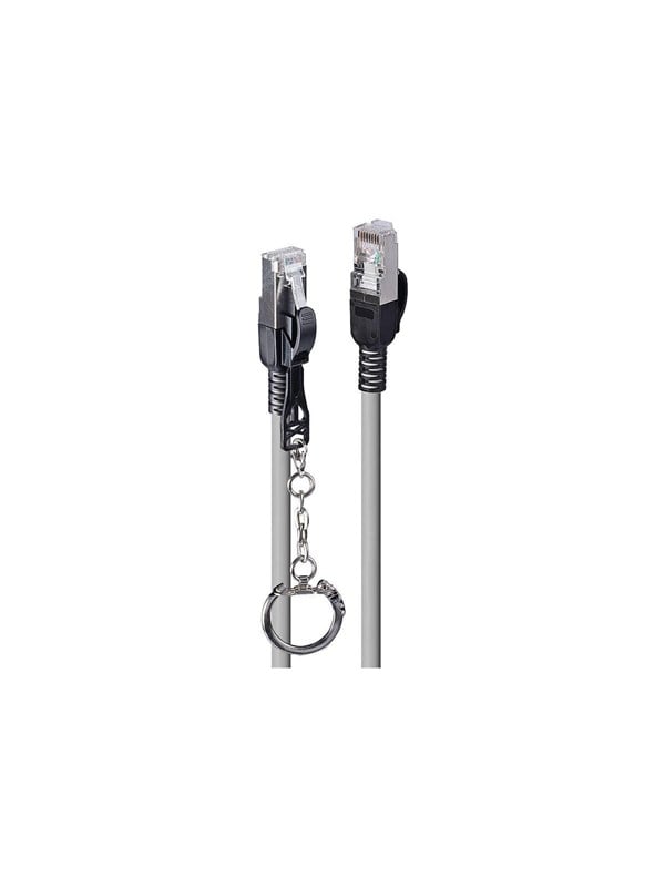 Lindy Security Network Cable 1.5m Rj-45 Cat 6a 1.5m Grå