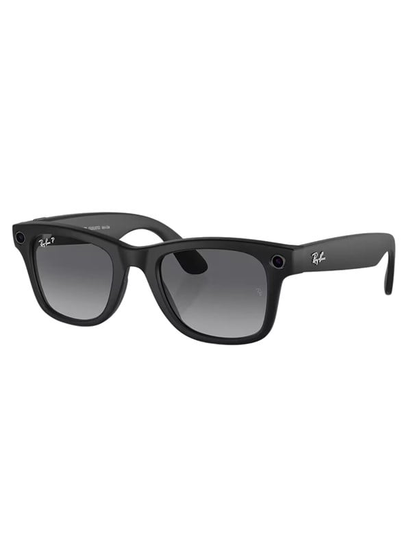 Ray-Ban: Meta Wayfarer - Large Glasses - Polarised Gradient Graphite - Matte Black - GEN 1