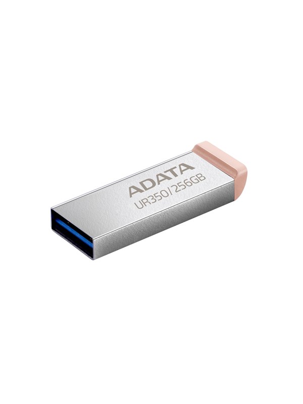 ADATA UR350 256 GB USB-stik USB-A 3.2 Gen 1 - brun/rustfrit stål