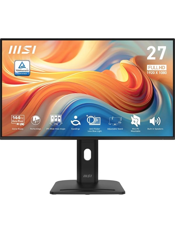 MSI PRO MP275PG E14 27" IPS 1920 x 1080 (Full HD) VGA (HD-15) HDMI DisplayPort 144Hz