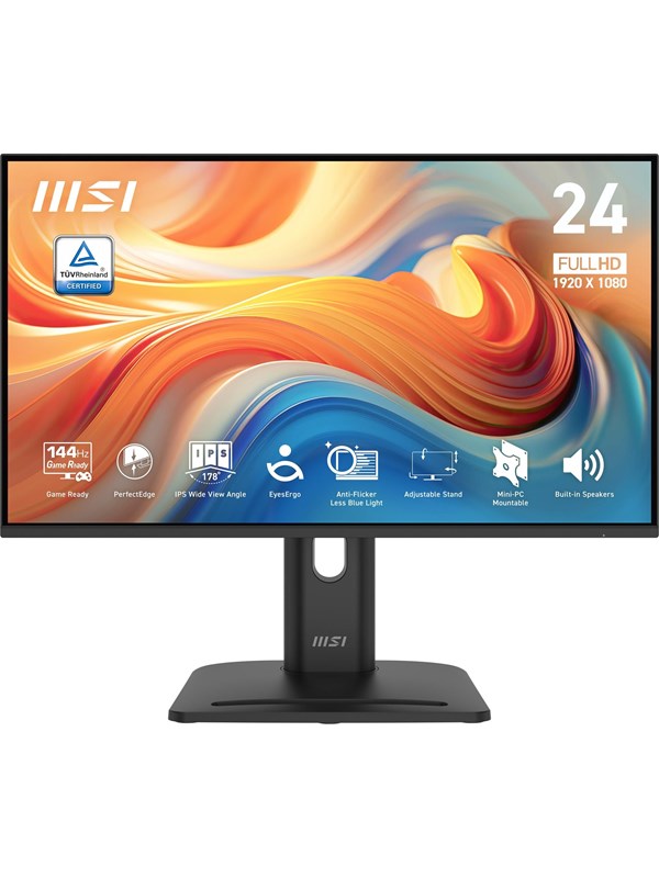 24" MSI PRO MP245PG E14 - 1920x1080 (FHD) - 144Hz - IPS billede