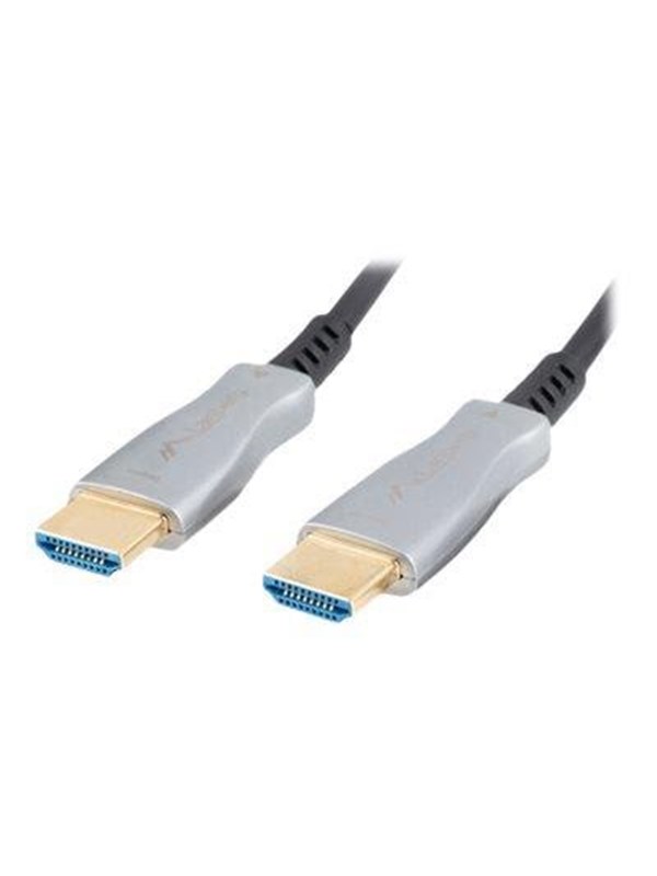 HDMI-kabel 50 m - Lanberg HDMI 2.0 AOC, han/han, 4K