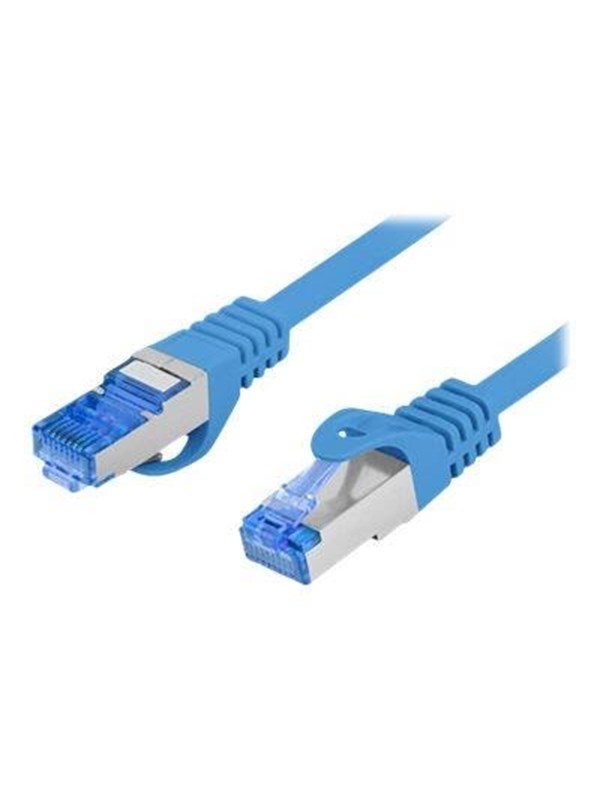 Netværkskabel Cat 6a - Lanberg - 1,5 m - S/FTP - Blå - LSZH