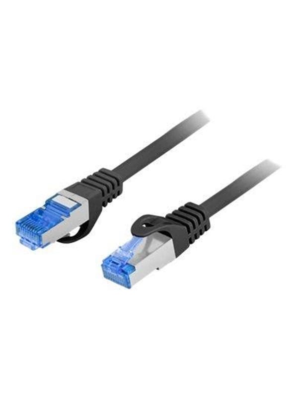 Lanberg patch cable - 1.5 m - black RAL 9004 - Sort - 1m