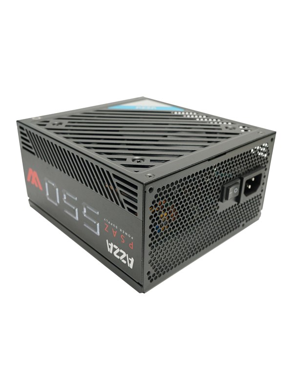 AZZA - power supply - 550 Watt Strømforsyning - 550 Watt - 120 mm - ATX - 80 Plus Bronze certified