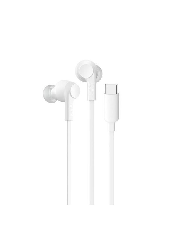 Belkin SoundForm ANC Wired Eearbuds (USB-C) White