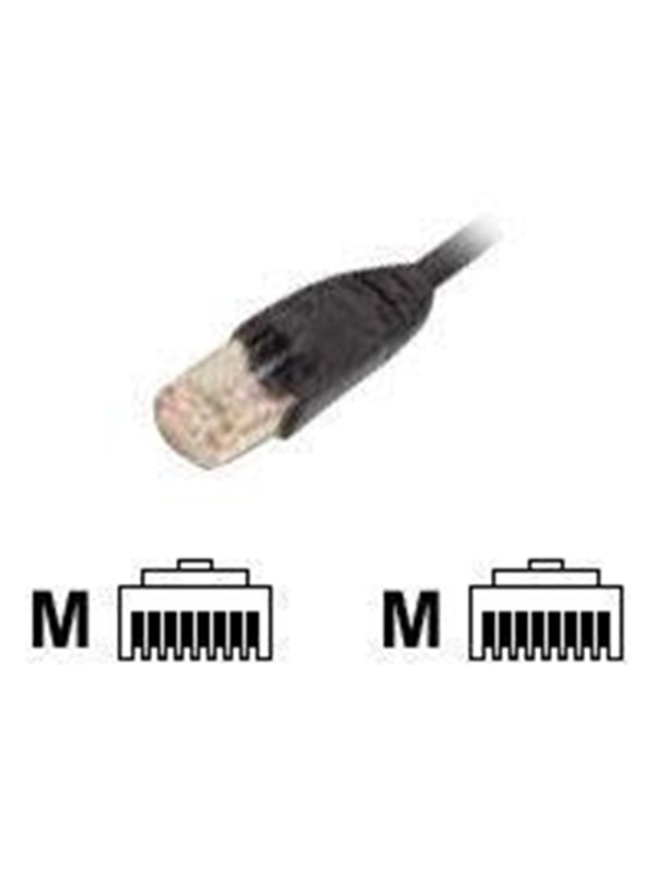 EFB NORDIC EFB-Elektronik ECOLAN patch cable - 15 m - black - Sort - 15m