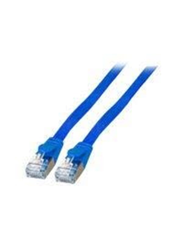 Fladt netværkskabel EFB Elektronik K5545BL.1,5 Cat.6A U/FTP - 1,5 m blå