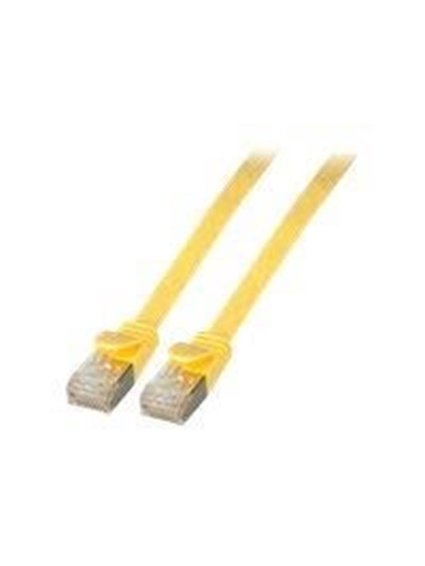 EFB NORDIC EFB-Elektronik patch cable - 15 cm - yellow - Gul - 0.1m