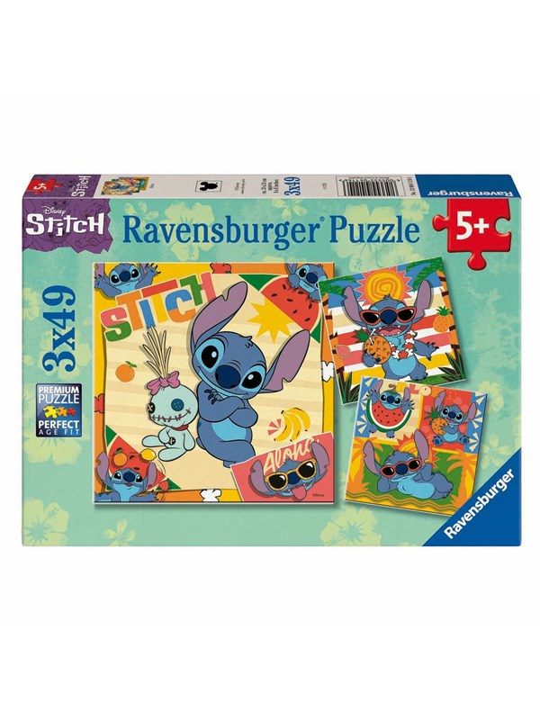 Ravensburger Jigsaw Puzzle Disney Stitch 3x49 pcs.