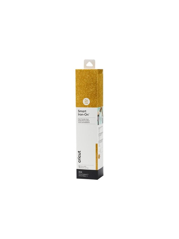 Cricut Smart Iron-On - craft material - 33 cm x 2.7 m - gold - vinyl