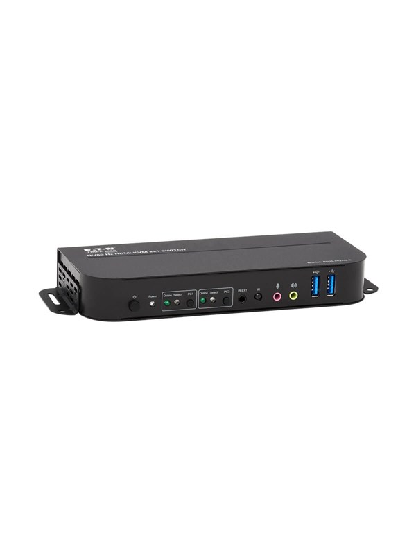 Eaton series HDMI KVM 2-Port 4K 60Hz 4:4:4 HDR HDCP 2.2 Support IR Remote and USB Cables