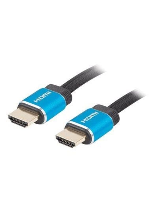 Lanberg HDMI han -> HDMI han 4096 x 2160 - 60 Hz 1 m Sort