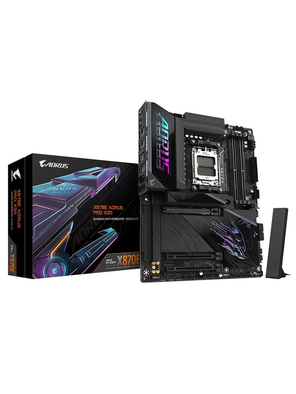 GIGABYTE X870E AORUS PRO X3D Bundkort - AMD X870E - AMD AM5 - DDR5 RAM - ATX billede