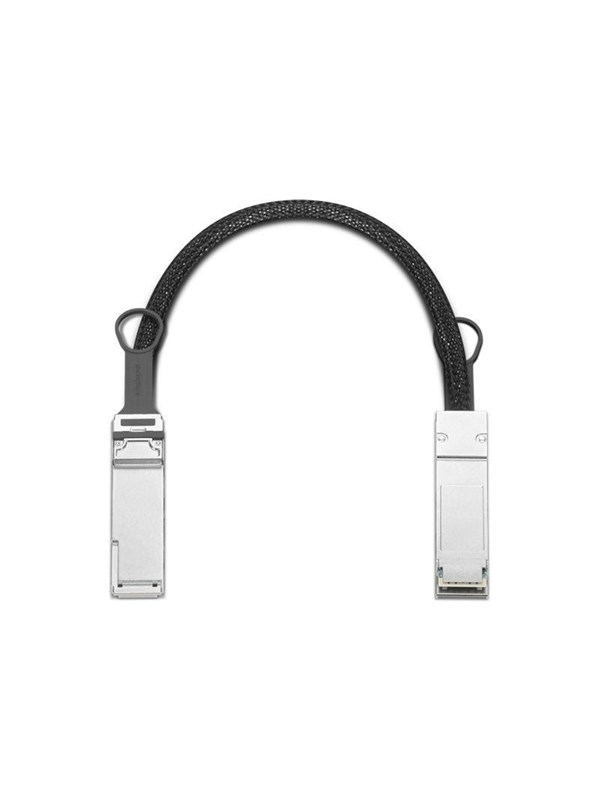 Lenovo 200GBase direct attach cable - 0.4 m - Sort - 0.4m