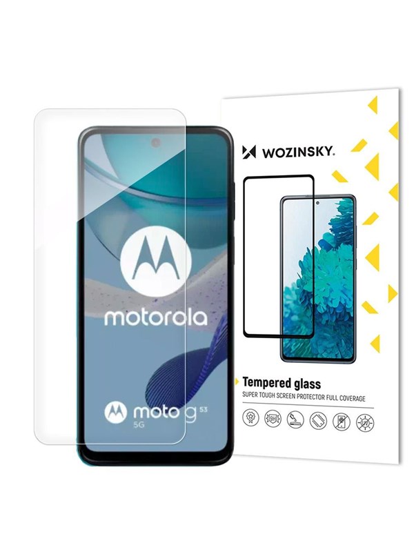 Wozinsky 9145576283103 Skærm og -bagsidebeskytter til mobiltelefon Klar skærmbeskytter Motorola 1 stk