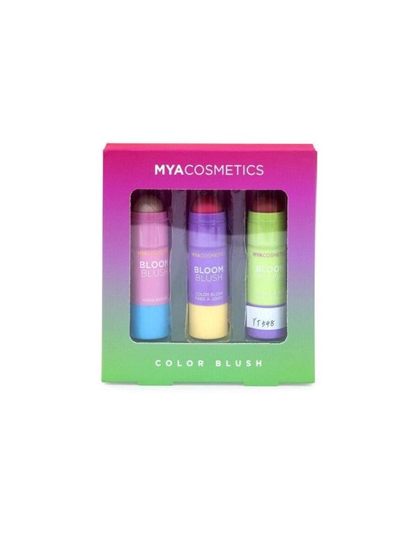 MYA Cosmetics Make Up Color Blush and Highlighter 3-pack